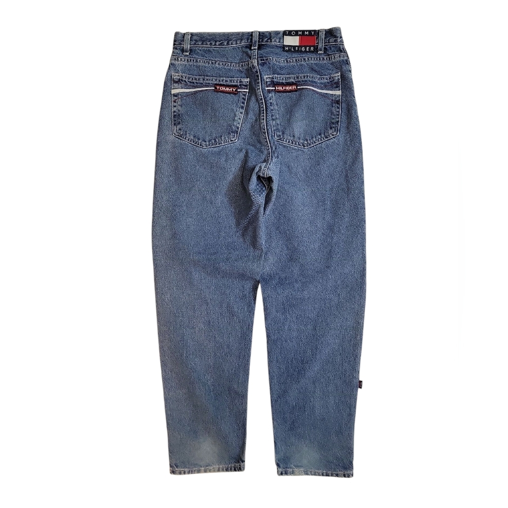 Vintage Tommy Hilfiger Y2k‎ Baggy Thigh Streetwear Mens Freedom Jeans 32/32